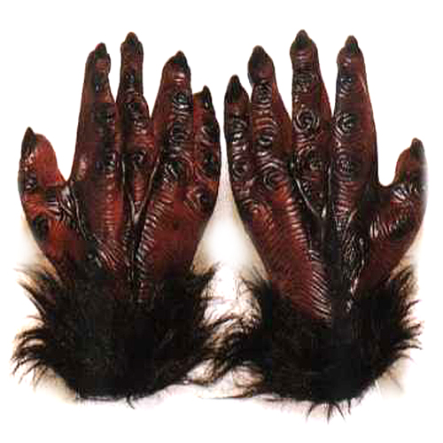 Bild 1 von Krampus - Teufel - Hände aus Gummi mit Fell