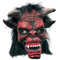 Krampusmaske aus Gummi Nr. 30033
